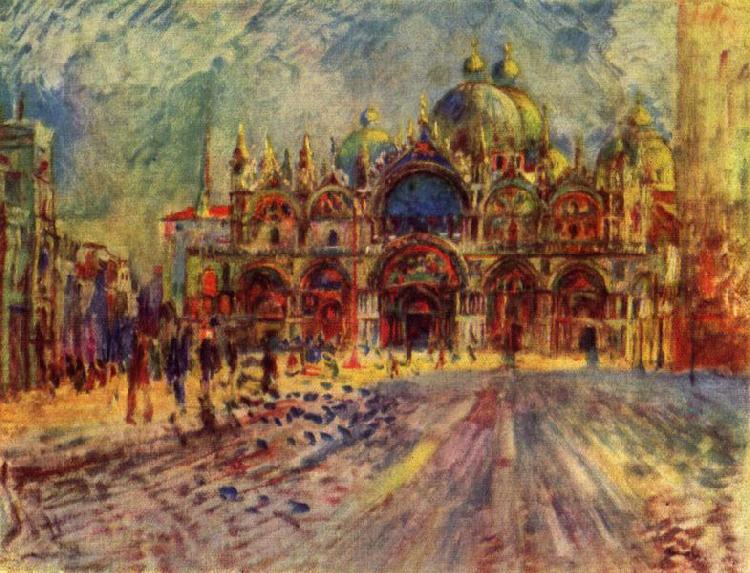 Pierre-Auguste Renoir Markusplatz in Venedig Germany oil painting art